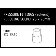 Marley Solvent Reducing Socket 25x20mm - 823.25.20